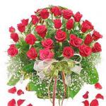 Send 24 Red Roses in a Basket to Pakistan